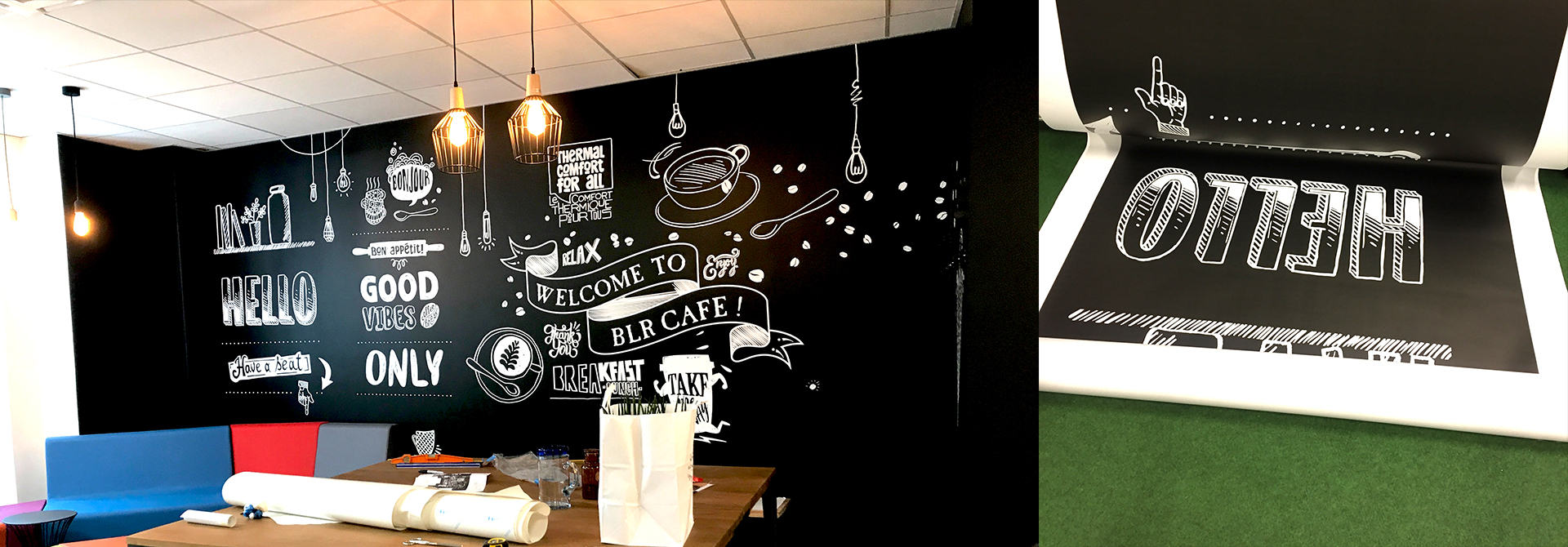 Habillage mural & papier peint